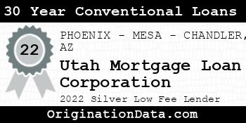 Utah Mortgage Loan Corporation 30 Year Conventional Loans silver