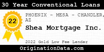 Shea Mortgage 30 Year Conventional Loans gold