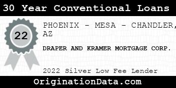 DRAPER AND KRAMER MORTGAGE CORP. 30 Year Conventional Loans silver