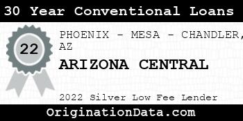 ARIZONA CENTRAL 30 Year Conventional Loans silver