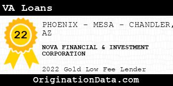 NOVA FINANCIAL & INVESTMENT CORPORATION VA Loans gold
