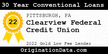 Clearview Federal Credit Union 30 Year Conventional Loans gold