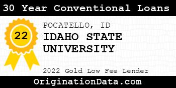 IDAHO STATE UNIVERSITY 30 Year Conventional Loans gold