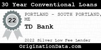 TD Bank 30 Year Conventional Loans silver