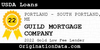 GUILD MORTGAGE COMPANY USDA Loans gold