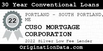 CUSO MORTGAGE CORPORATION 30 Year Conventional Loans silver