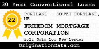 FREEDOM MORTGAGE CORPORATION 30 Year Conventional Loans gold