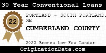CUMBERLAND COUNTY 30 Year Conventional Loans bronze