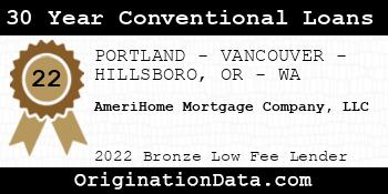 AmeriHome Mortgage Company 30 Year Conventional Loans bronze