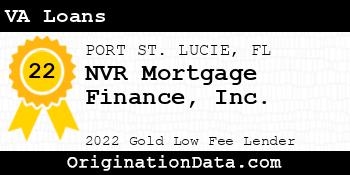 NVR Mortgage Finance VA Loans gold