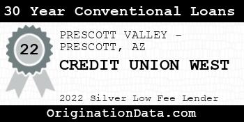 CREDIT UNION WEST 30 Year Conventional Loans silver