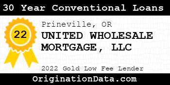 UNITED WHOLESALE MORTGAGE 30 Year Conventional Loans gold