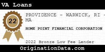 HOME POINT FINANCIAL CORPORATION VA Loans bronze