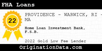 Home Loan Investment Bank F.S.B. FHA Loans gold