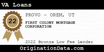 FIRST COLONY MORTGAGE CORPORATION VA Loans bronze