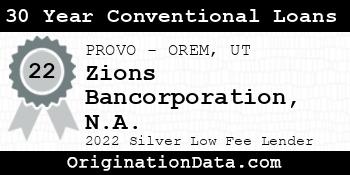 Zions Bancorporation N.A. 30 Year Conventional Loans silver