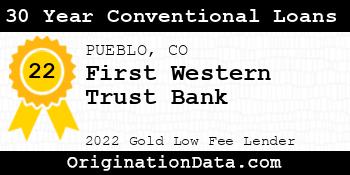 First Western Trust Bank 30 Year Conventional Loans gold