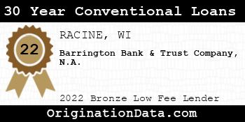 Barrington Bank & Trust Company N.A. 30 Year Conventional Loans bronze