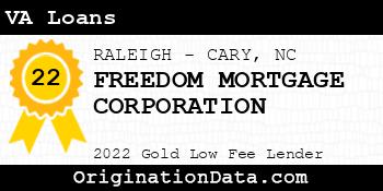 FREEDOM MORTGAGE CORPORATION VA Loans gold