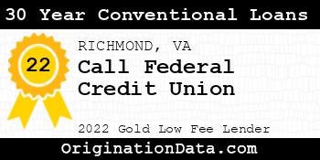 Call Federal Credit Union 30 Year Conventional Loans gold