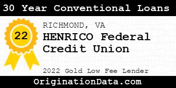 HENRICO Federal Credit Union 30 Year Conventional Loans gold