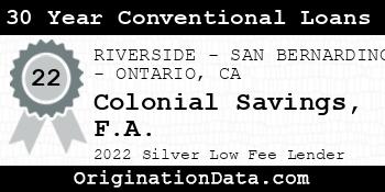 Colonial Savings F.A. 30 Year Conventional Loans silver