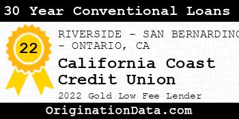 California Coast Credit Union 30 Year Conventional Loans gold