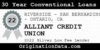 ALLIANT CREDIT UNION 30 Year Conventional Loans silver