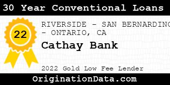 Cathay Bank 30 Year Conventional Loans gold