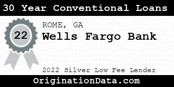 Wells Fargo Bank 30 Year Conventional Loans silver