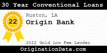 Origin Bank 30 Year Conventional Loans gold