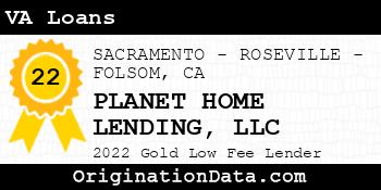 PLANET HOME LENDING VA Loans gold