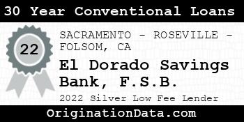 El Dorado Savings Bank F.S.B. 30 Year Conventional Loans silver