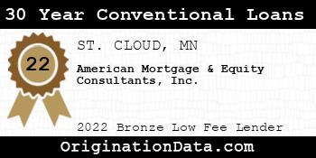 American Mortgage & Equity Consultants 30 Year Conventional Loans bronze