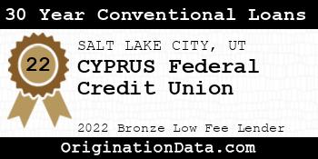 CYPRUS Federal Credit Union 30 Year Conventional Loans bronze
