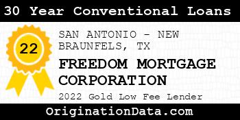 FREEDOM MORTGAGE CORPORATION 30 Year Conventional Loans gold