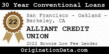 ALLIANT CREDIT UNION 30 Year Conventional Loans bronze