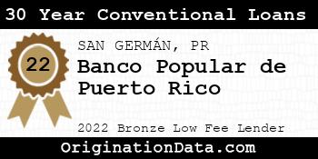 Banco Popular de Puerto Rico 30 Year Conventional Loans bronze