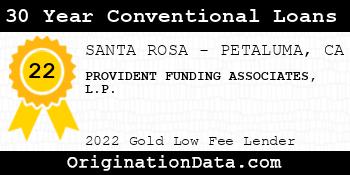 PROVIDENT FUNDING ASSOCIATES L.P. 30 Year Conventional Loans gold