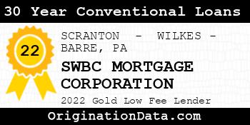 SWBC MORTGAGE CORPORATION 30 Year Conventional Loans gold
