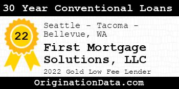 First Mortgage Solutions 30 Year Conventional Loans gold