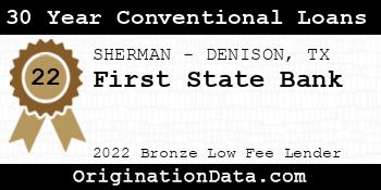 First State Bank 30 Year Conventional Loans bronze