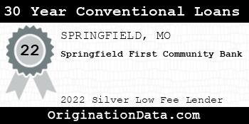 Springfield First Community Bank 30 Year Conventional Loans silver