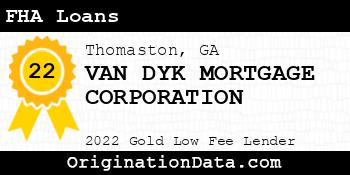 VAN DYK MORTGAGE CORPORATION FHA Loans gold