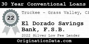 El Dorado Savings Bank F.S.B. 30 Year Conventional Loans silver