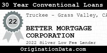 BETTER MORTGAGE CORPORATION 30 Year Conventional Loans silver