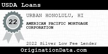 AMERICAN PACIFIC MORTGAGE CORPORATION USDA Loans silver