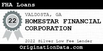 HOMESTAR FINANCIAL CORPORATION FHA Loans silver