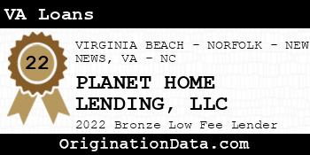 PLANET HOME LENDING VA Loans bronze
