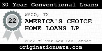 AMERICA'S CHOICE HOME LOANS LP 30 Year Conventional Loans silver